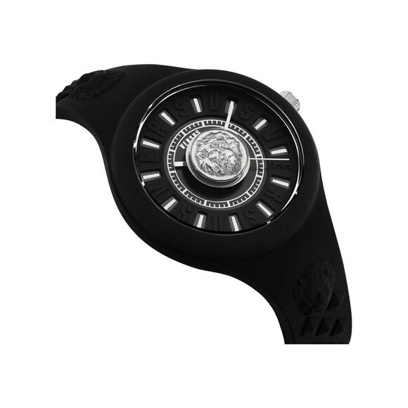 Versus Versace  Fire Island Lion Strap Watch Black Womens - Picture 2 of 6